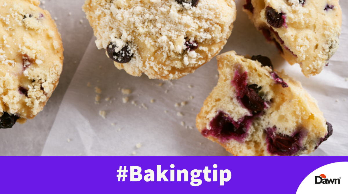 DawnFoodsUK's tweet photo. Jonah Street, our student ambassador from @UCBofficial,has another useful #bakingtip: When baking muffins, mix the inclusions in with the dry ingredients before mixing in the wet ingredients. The flour coating helps them stay suspended in the mix &amp; not sink to the bottom. 👌👍 https://t.co/ysI01kdkfx