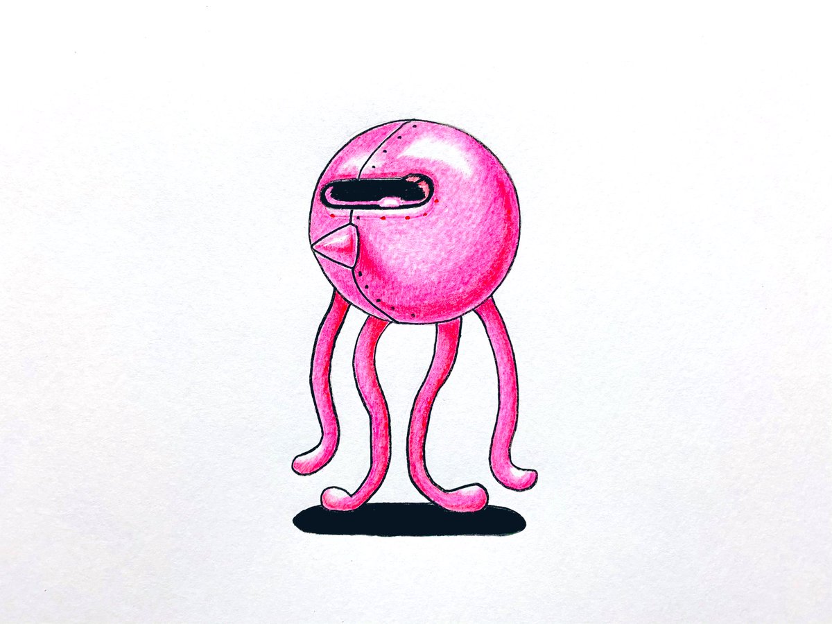 Mother2のモンスター全種類描く