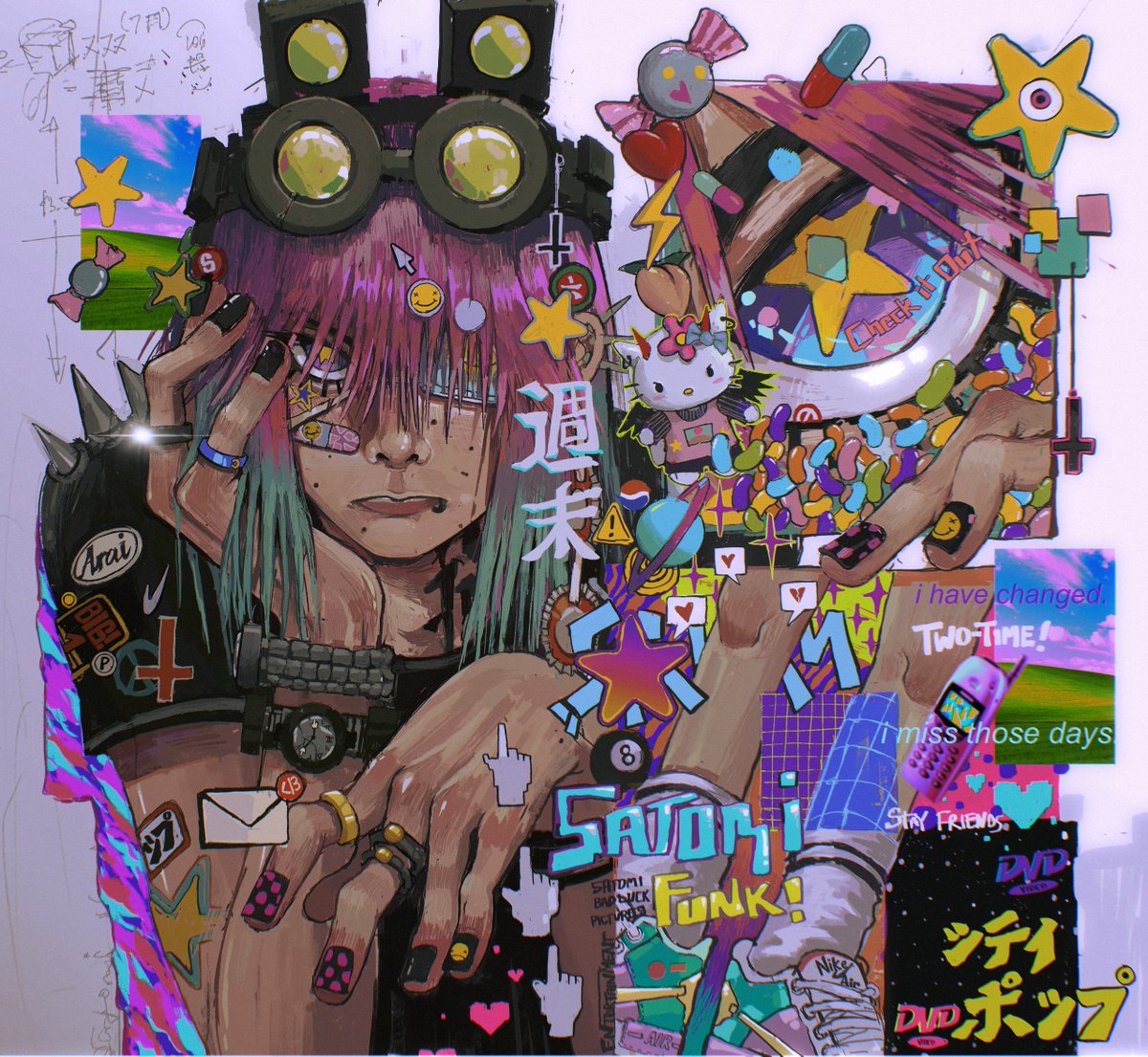 Listed "80s Pop Punk" for sale on @withFND 💫
Reserve price at 0.50 ETH ($775.19)

foundation.app/satomifuun/80s…