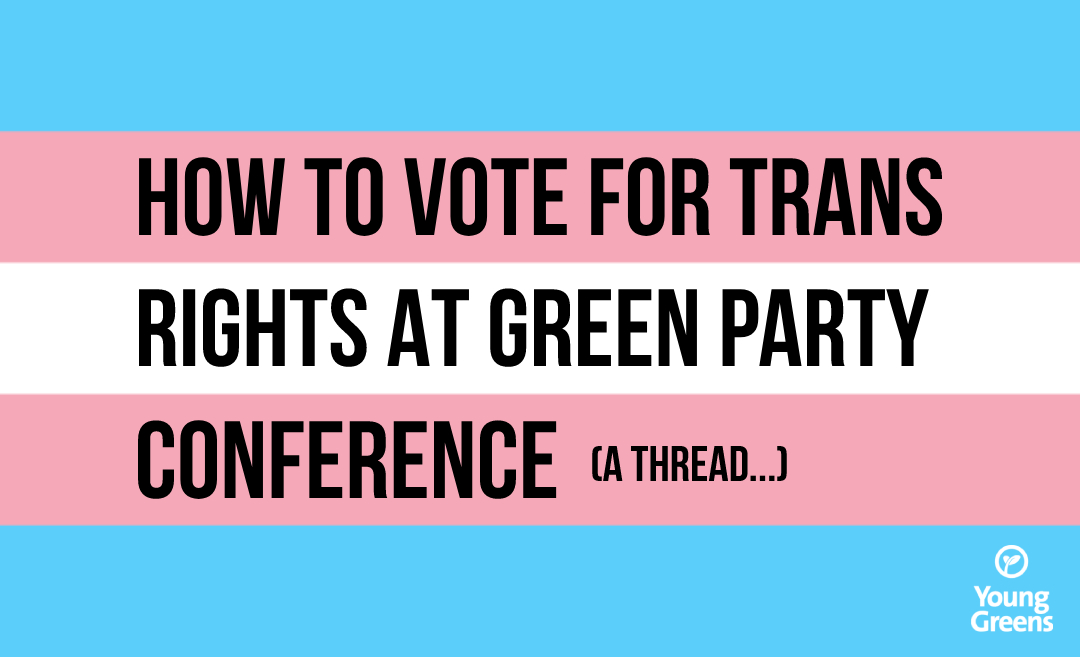 Our guide on how to secure trans rights at #GPConf this weekend! Please share far and wide! We're backing these positions in solidarity with the @LGBTIQAGreens, because of policy passed to our Convention, and following our long history of pushing for inclusion & liberation! ✊👇