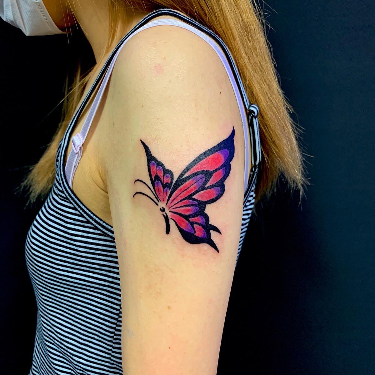 墨鎧文身 初代彫ゆう 蝶 蝶々タトゥー 蝶タトゥー Butterfly Butterflytattoo 刺青 Irezumi Wabori タトゥー Tattoo 前橋彫ゆう 初代彫ゆう 彫ゆう Horiyu 墨鎧文身 インクアーマータトゥー Inkarmortattoo T Co Zq7qzqhpsd