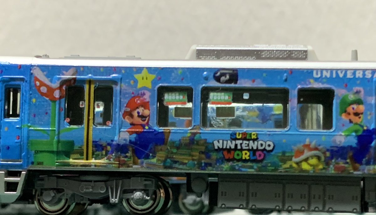 マリオ列車こと323系LS15編成 SUPER NINTENDO WORID号が完成しました