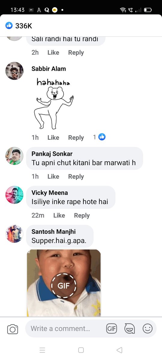 paramveer_bali's tweet photo. This mentality is the reason that rapes happen.
Look at the other comments as well.
@ITBP_official @rchecollege @ashokgehlot51 @BJP4Rajasthan @Rajasthan_PYC https://t.co/lYZFpGRxaN
