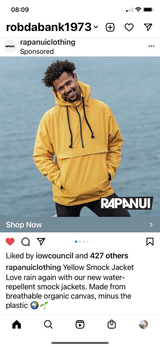 Big up @Rapanuiclothing and @Teemillstore ... most excellent Isle of Wight sustainable clothing dons... and doubling in size every year ... check out their threads 🧵