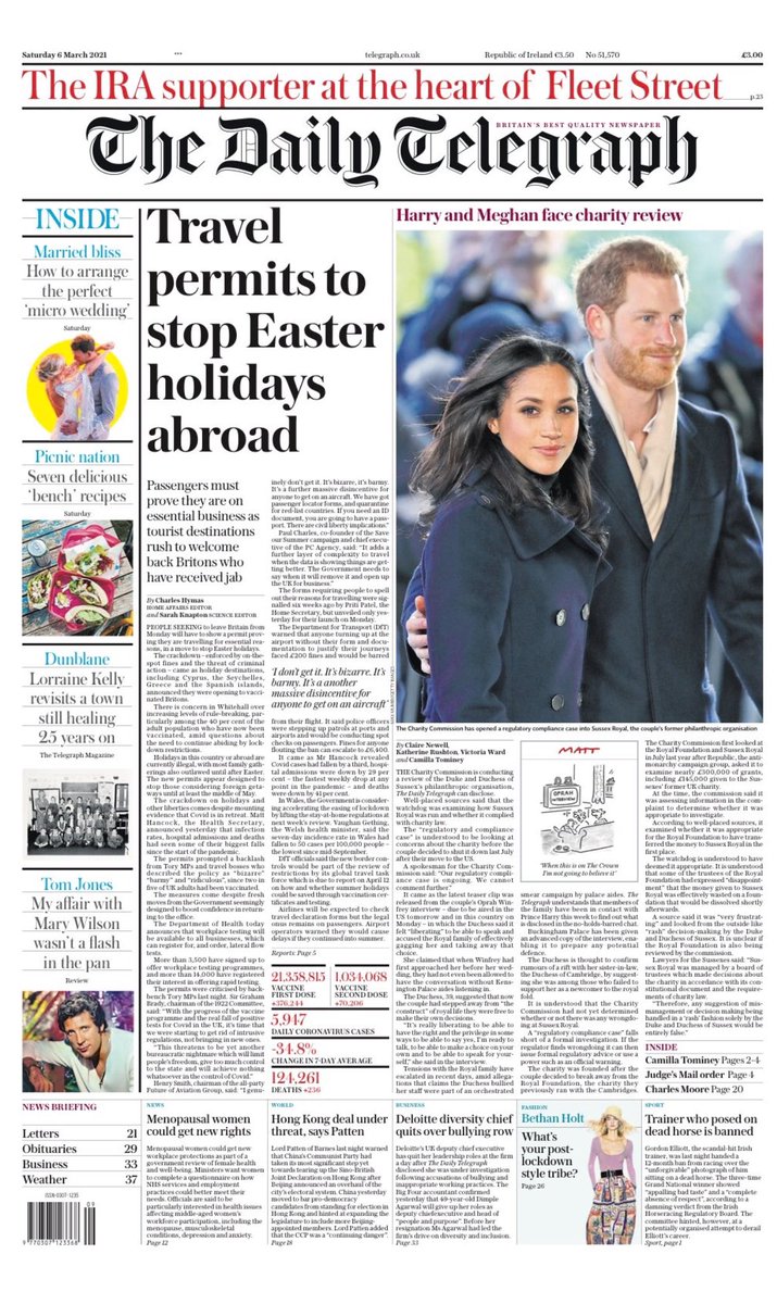 The new travel permit from this Monday, which has to be completed by anyone leaving the country, before then being checked. “The government needs to say when it will remove it and open up #Britain for business.” <a href="/Telegraph/">The Telegraph</a> <a href="/ThePCAgency/">The PC Agency</a> #COVID19 <a href="/SOSTravel3/">SOSTravel</a>