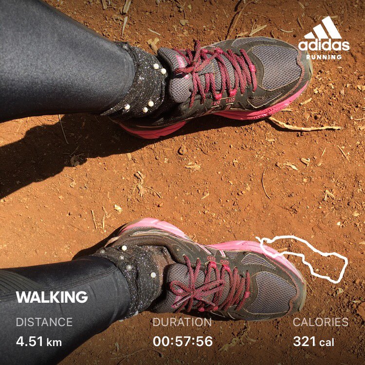 Feeling happy after this Walk/Run 🏃🏾‍♀️👏🏾🙏🏽🙌🏽👇🏽#WeKeepMoving