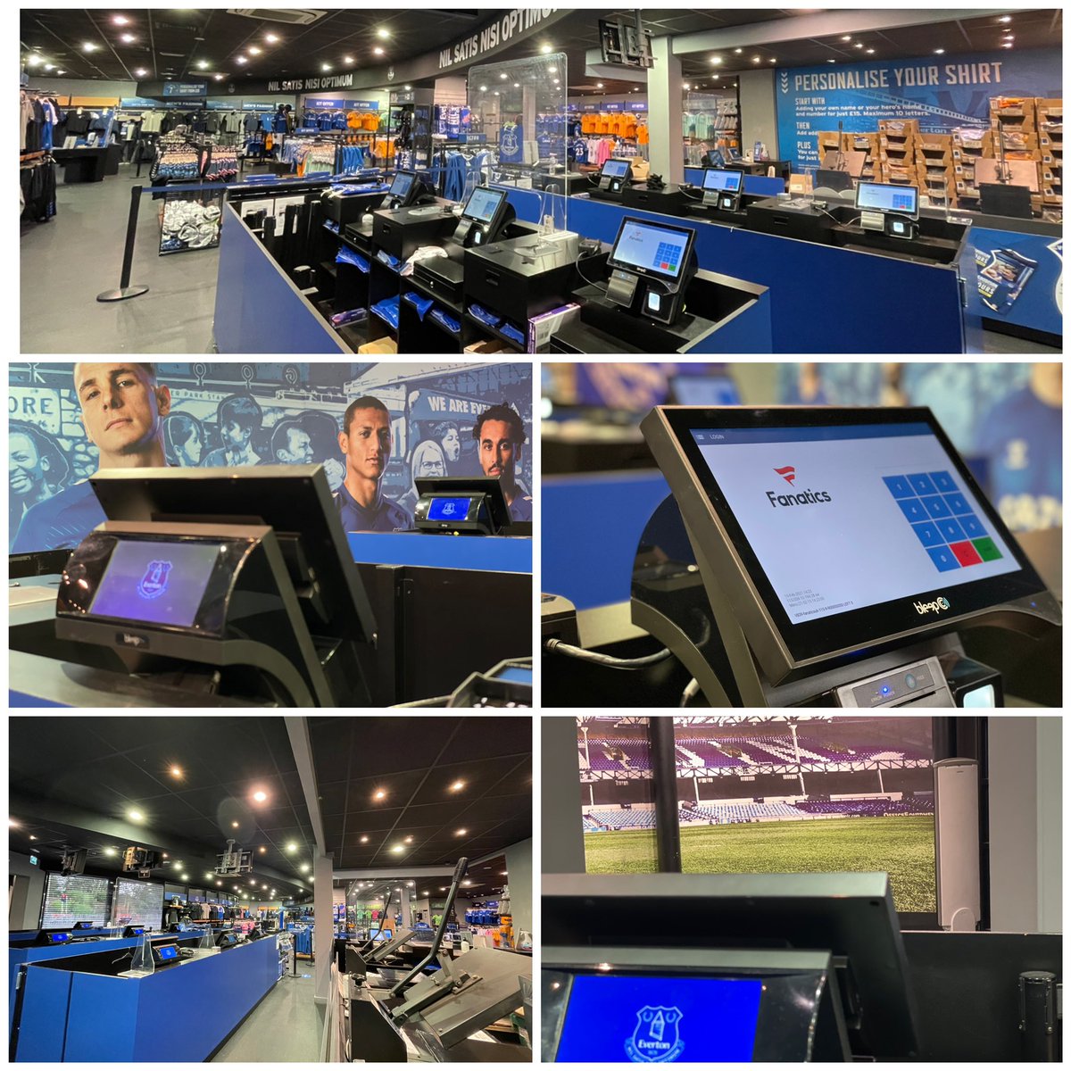 fanatics_tech's tweet photo. the #ITRetailteam have been hard at work behind the scenes preparing for the rollout of our new retail solution to include new epos, queue busting, payment services, click and collect and deliver 2 you functionality throughout our bricks and mortar and event retail. #onefanatics https://t.co/iQ82n4GtZJ