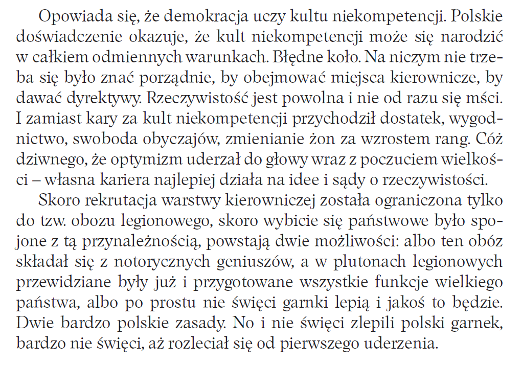 JanSadkiewicz's tweet photo. "Nie święci garnki lepią i jakoś to będzie. Dwie bardzo polskie zasady..." – Kazimierz #Wyka o kulcie niekompetencji i kadrach sanacji #IIRP #PamiętnikPoKlęsce https://t.co/NUBIVthgTe