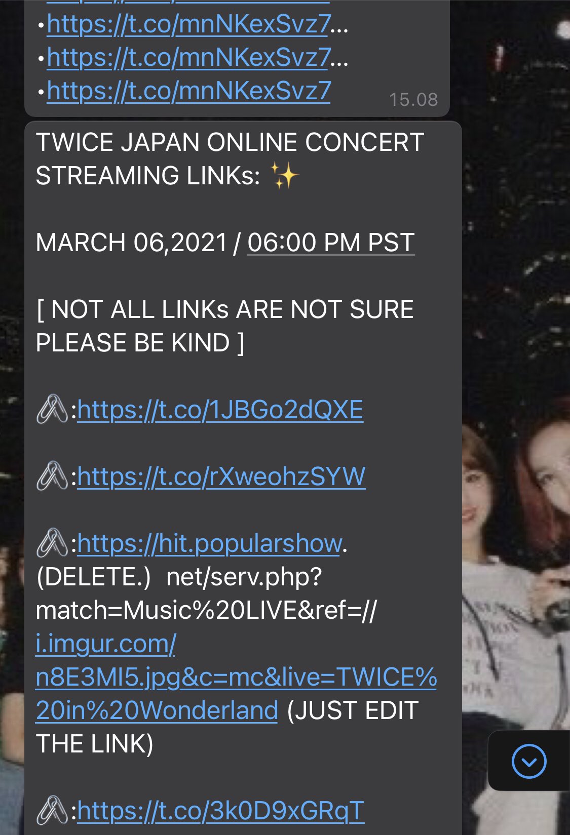 Seyounga Just Dm Me I Will Send You The Links If My Pinned Links Doesn T Work So You Could Dm For The Twice In Wonderland Concert Link Thanks T Co Kt7xo8gbcw