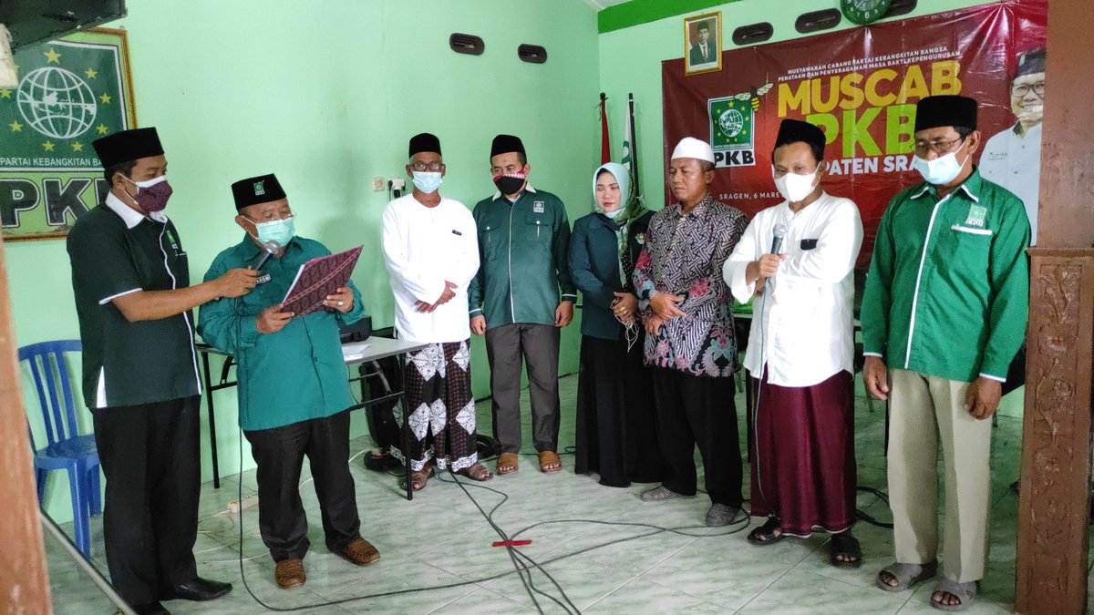 TaromMbah's tweet photo. Melaksanakan Mandat dari @DPP_PKB menghadiri dan memimpin Musyawarah Cabang DPC PKB Kab. Sragen.
@cakimiNOW 
@FraksiPKB 
@yusuf_ch 
@halimiskandarnu https://t.co/ZnhoPsHVwu
