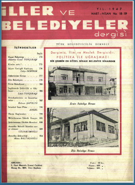 İller ve Belediyeler Dergisinin 1945 yılından itibaren tüm sayılarının pdf formatları
tbb.gov.tr/basin-ve-yayin…