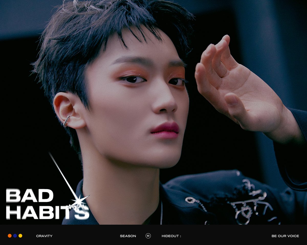 CRAVITYstarship's tweet photo. CRAVITY
SEASON 3 <HIDEOUT>
BE OUR VOICE
Bad Habits💥

CONCEPT PHOTO 2
태영(TAEYOUNG)

#CRAVITY #크래비티
#HIDEOUT 
#BE_OUR_VOICE
#Bad_Habits https://t.co/EHvofzQYvk