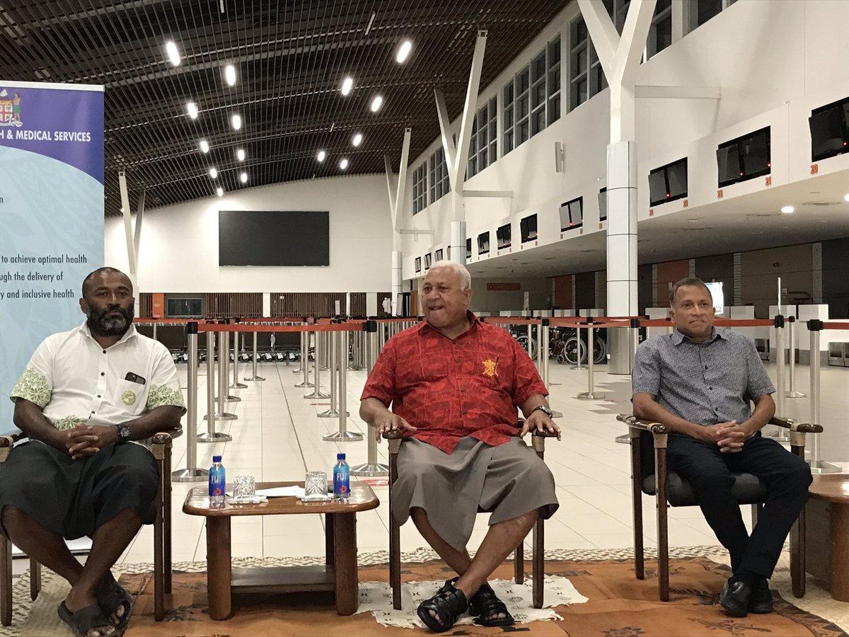 GeorgeEdgar23's tweet photo. In Nadi to welcome Fiji’s first shipment of the Oxford /AstraZeneca COVID-19 vaccine, provided through the COVAX facility. UK is proud to be one of the biggest donors to COVAX, to ensure equitable access to vaccines for all. We need a global solution to a global pandemic. https://t.co/s6d0gHJYk4
