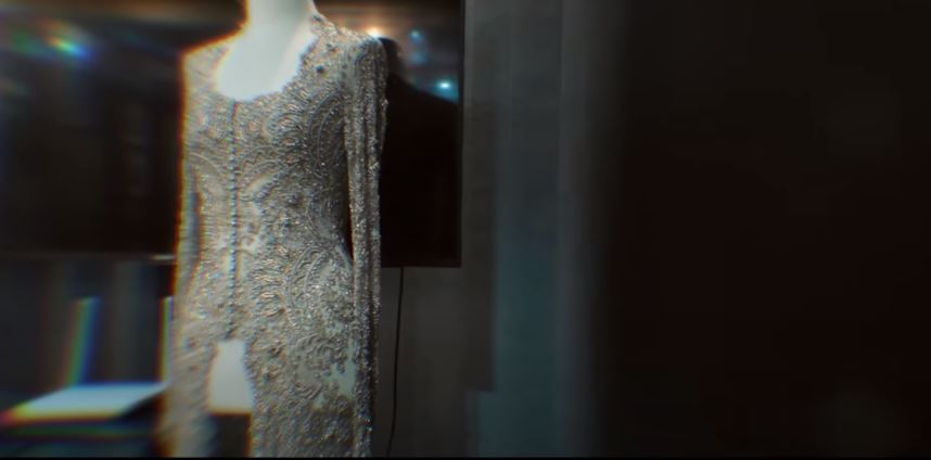 Contoh baju pernikahan yang akan digunakan Aurel. Baju tersebut seperti baju kabaya dengan perpaduan rok batik.