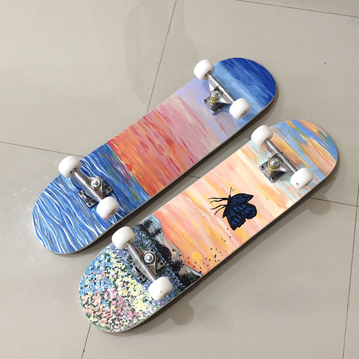 เพ้นท์เสร็จคือนั่งจุ๊งไปแปบนึง ⛅️✨