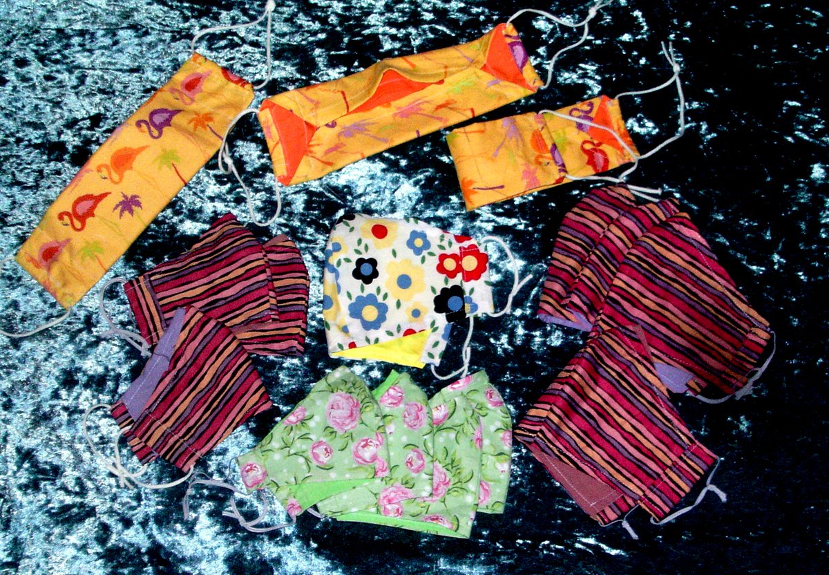 Another lovely batch of masks from one of our volunteer makers using these fab donated fabrics. And some of them have extra long elastics that the wearer can change to head ties. Thanks Maddy!
What we're about : wfmaskmakers.org
#masks for #WalthamForest