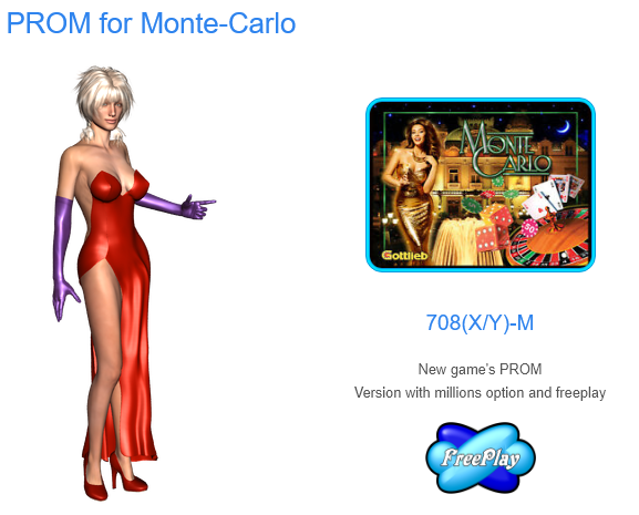 Flipprojets's tweet photo. New ROMs for Monte-Carlo (SYS-80B - 708) with modified millions rules.
https://t.co/id0v6vh3cH https://t.co/NQAgAOpDZt