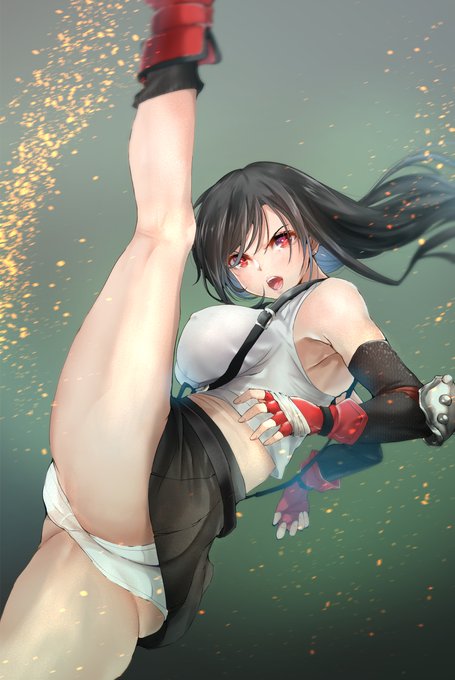 ティファのかかと落とし～
FF7Rのティファがこの格好のままだったら、売上は3倍はいっただろうねw
PS5版のは有料DLCでいいのでこの当時の衣装を… 