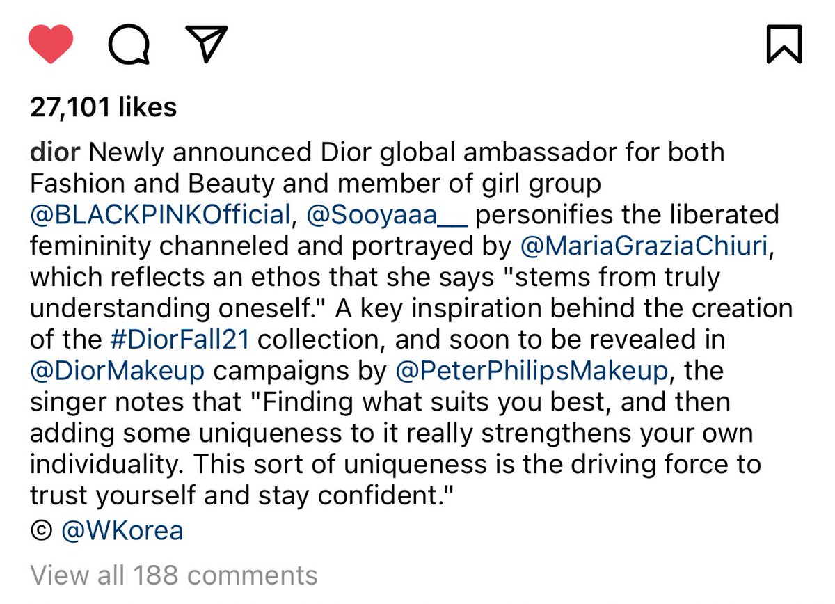 Jisoo is really the key inspiration behind both fashion (#DiorFall21) and their upcoming Dior Make Up campaigns 😱🥺

#DiorGlobalAmbassadorJISOO 블랙핑크 지수