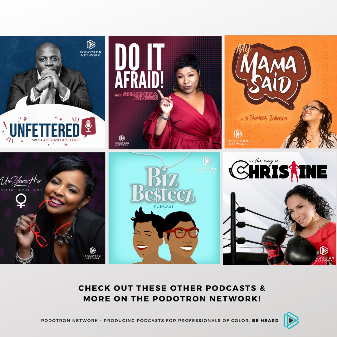 podotronnetwork's tweet photo. We are proud of our podcasters👏🏽👏🏾👏🏼  Find them on your favorite podcast listening platform to leave a rating and subscribe! https://t.co/pMIsqE0VDC