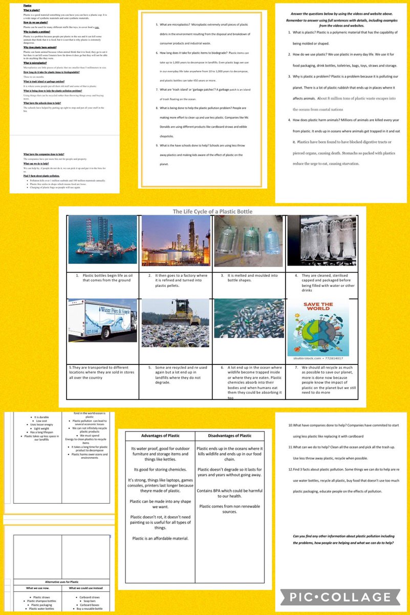 RYFGlas's tweet photo. Fantastic work from Dosbarth Glas this week! πππ» Discussing plastic packaging, pollution, advantages and disadvantages, alternatives and Life Cycle of a Plastic Bottle! Ardderchog! πππ»π β»οΈ π #RyFArticle24 @childcomwales @rhosyfedwen @HelpPicture https://t.co/SW6E8pMyeu