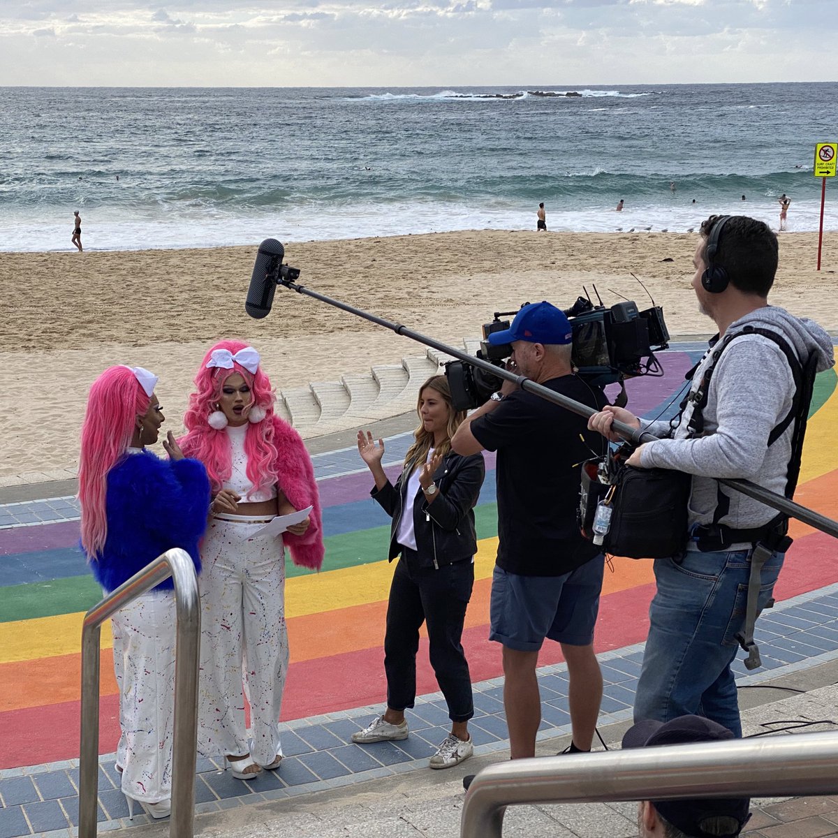 DrEmmaLJohnston's tweet photo. @UNSW Rising up for the Sydney Gay and Lesbian Mardi Gras celebration 2021! The #COVID19 version might have more of us at home on the couch, or by the beach, but the passion & the movement are strong - and LOVE is still LOVE. #MardiGras2021 #MardiGras #UNSWPride #Diversity https://t.co/tzCjK1TfBe