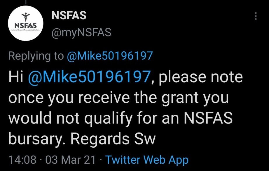 MasonKobayashi's tweet photo. NSFAS needs to be investigated, I mean how does this even make sense. https://t.co/pHdgtqC9Sz