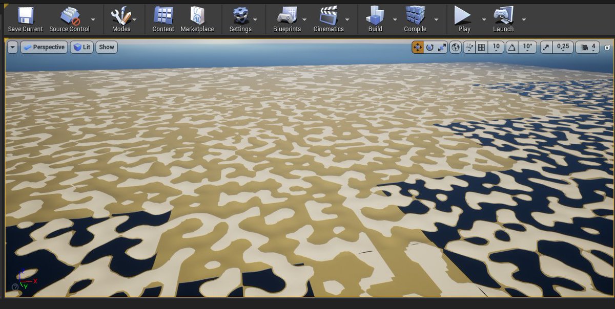 Step 41: You know what this is... Re-starting the terrain generation. Luckily my old #GameMakerStudio2 implementation was already C++ (and Javascript) so porting it to #ue4 is going to be EZ PZ. #perlin #simplex #noisefunctions #gamedev #indiedev #procedural #procgen