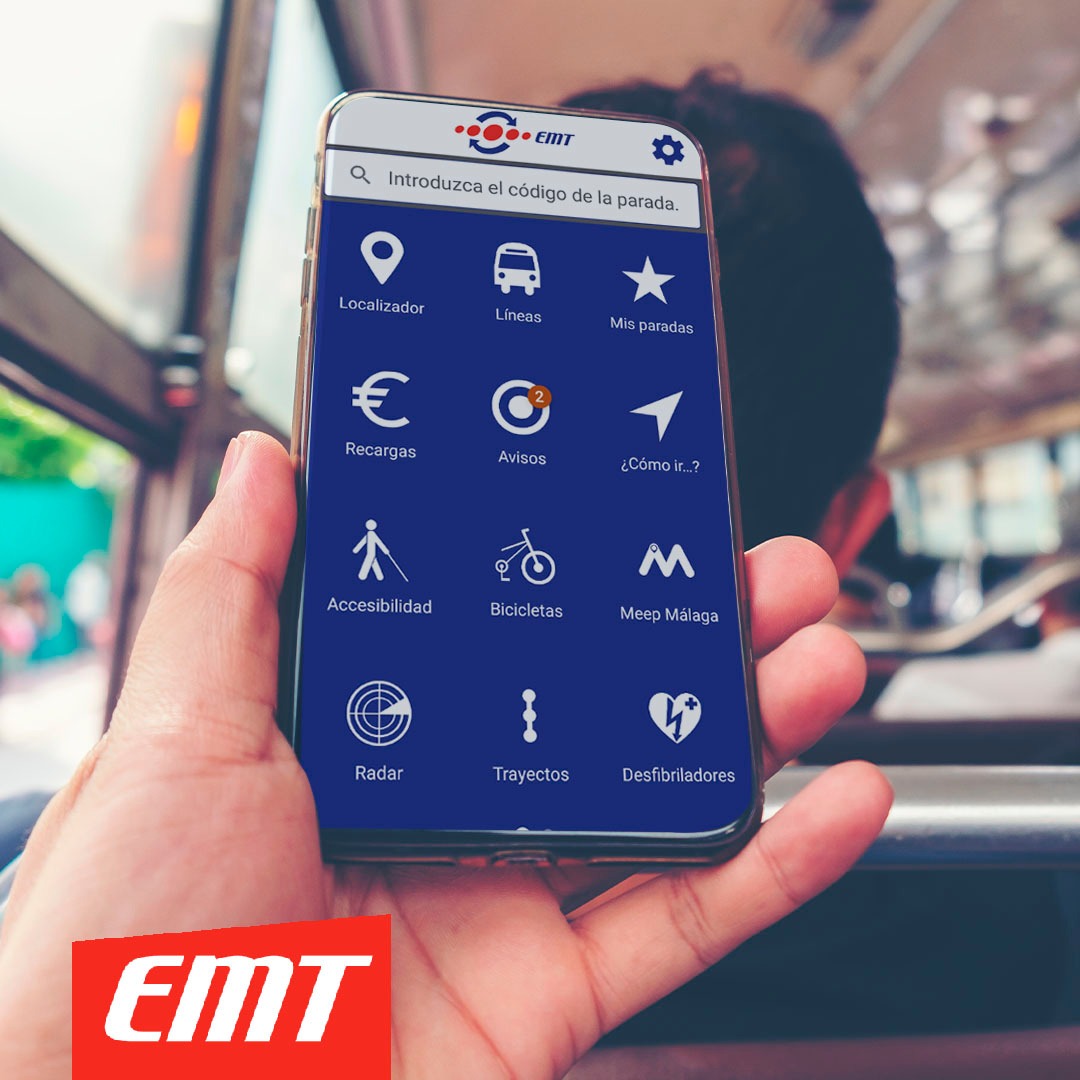 EMT_Malaga's tweet photo. Gracias a nuestra app 📱 siempre llevarás toda la información importante, relacionada con tus rutas en bus en tu bolsillo.
No lo dudes y descárgatela ya para poder organizar mejor todas tus viajes y trayectos por Málaga 🚍
#emt #appemt #emtbus #Málaga #malagabus #busesemt https://t.co/7vdT1AVqEY