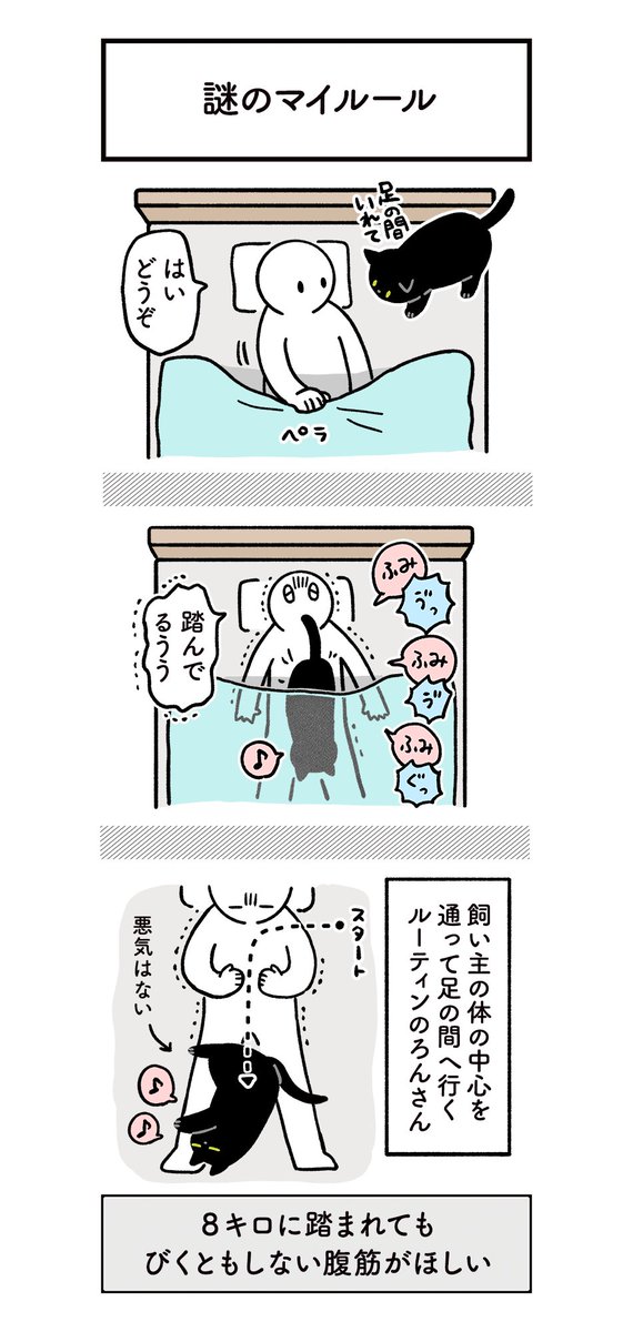 ねこに翻弄されつつもたのしい日常の絵日記(4まいある) #ろんの絵日記 