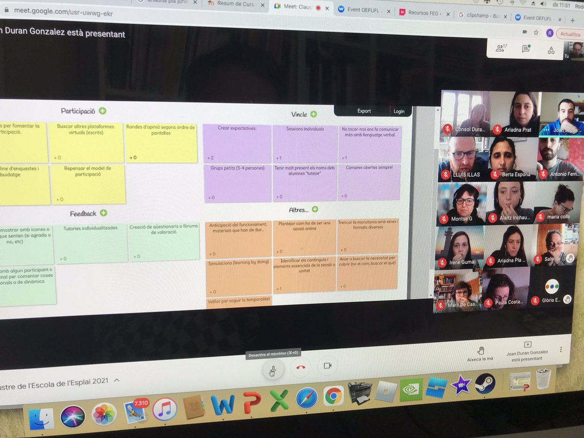 rudi_dKas's tweet photo. Seguim amb les conclusions del treball de grups a @esplaigirona #Escolad’Esplai... #dinamiques en temps de #COVID19 https://t.co/G65fs3rkvS