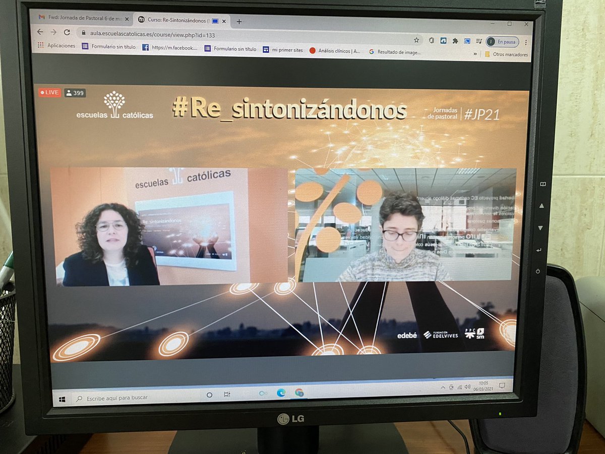 Claustro profesores y equipo directivo participan esta mañana de forma online en la Jornada de Pastoral #JP21 #Re_sintonizándonos de <a href="/ecatolicas/">Escuelas Católicas</a> Gracias a <a href="/pastoral_ec/">Pastoral Escuelas Católicas</a> por organizarlas @colegiosmd <a href="/MadresdeDesampa/">MadresdeDesamparados</a>