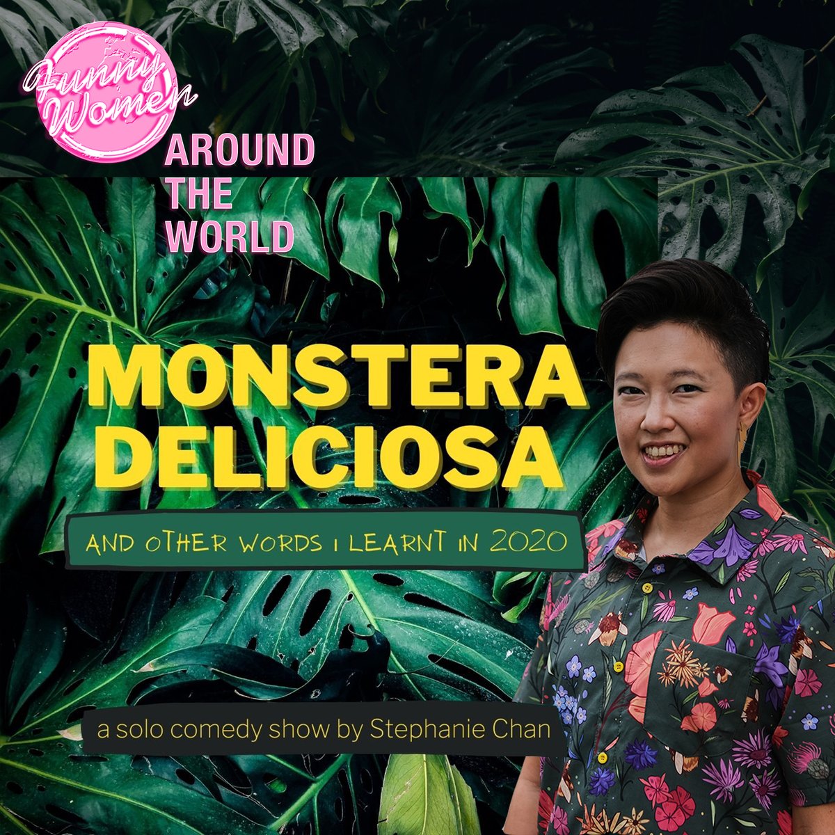 Funny Women (@funnywomen) on Twitter photo Tune in to twitch.tv/funnywomencic where Monstera Deliciosa starts in 15 minutes. In this solo stand up and storytelling show, follow the strange and strangely hilarious adventures that <a href="/stephdogfoot/">rosy maple mothman</a> ’s obsession with nature has taken her. Animal puns included.
#IWD2021 #FWATW Tune in to twitch.tv/funnywomencic where Monstera Deliciosa starts in 15 minutes. In this solo stand up and storytelling show, follow the strange and strangely hilarious adventures that <a href="/stephdogfoot/">rosy maple mothman</a> ’s obsession with nature has taken her. Animal puns included.
#IWD2021 #FWATW