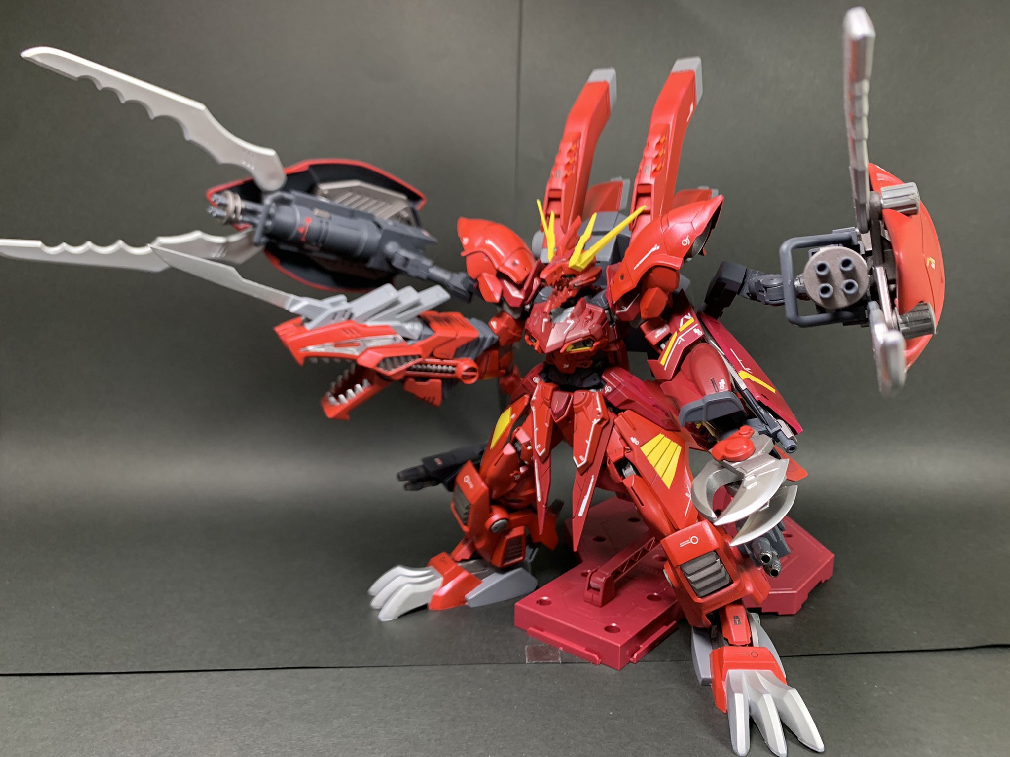 ダルクス ウェアビルドの新作公開中 Ispwc21 参加作品 魔装竜との契約者 テスタメントガンダム ジェノサイドブレイカー 金属生命体が住む星より隕石と共に飛来したコアを地球連合軍が回収 培養し Rgx 00テスタメントに組み込んだ という設定です 主
