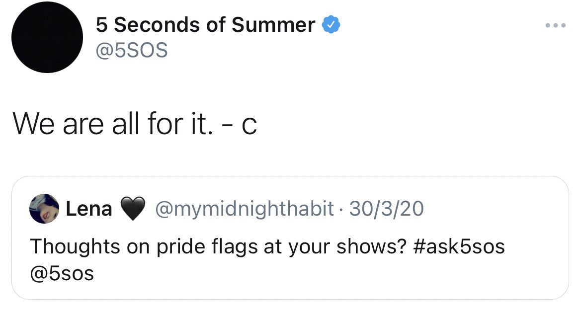 nickelafi's tweet photo. calum the lgbtq+ defender https://t.co/pq8ZXRPEaH