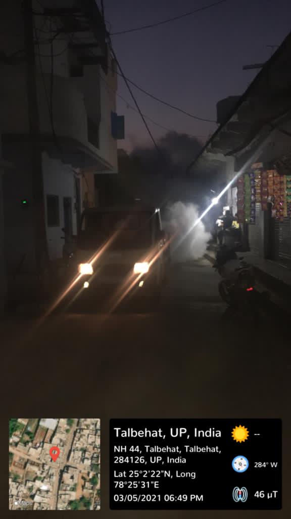 npptalbehat's tweet photo. शासन के निर्देशानुसार नगर पंचायत तालबेहट द्वारा नगर के समस्त वार्डो में फॉगिंग की  जा रही है
@NagarVikasUP
@SwachSurvekshan
@SBMUrbanUP
@DMLalitpur
@GopalJi_Tandon
#ULB_Code_801034
#nagarpanchayattalbehat
#SwachhBharatMissionUrban
#SwachhBharatMission
#SwachhSurvekshan2021 https://t.co/ERJ83yvY3Z