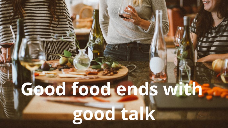 KitchenSeletro's tweet photo. Good food ends with good talk #food #foodies #friendship #foodiebeauty #FoodDiaries #FridayVibes #goodvibes #good https://t.co/1wgMFBNrPK