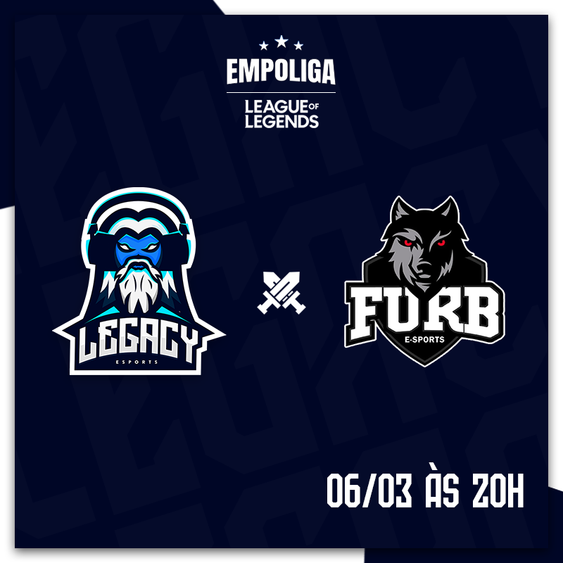 GGLegacyEsports's tweet photo. HOJE É DIA DE LEGACY!!!

Família, hoje às 20h, temos um jogo bem importante, valendo o topo da tabela do grupo D da @empoligaoficial, contra a @FurbEsports academy.

Ainda não temos transmissão definida mas assim que tivermos, informamos aqui!

Contamos com a sua torcida

#GoLGC https://t.co/4Is7EnKPG4