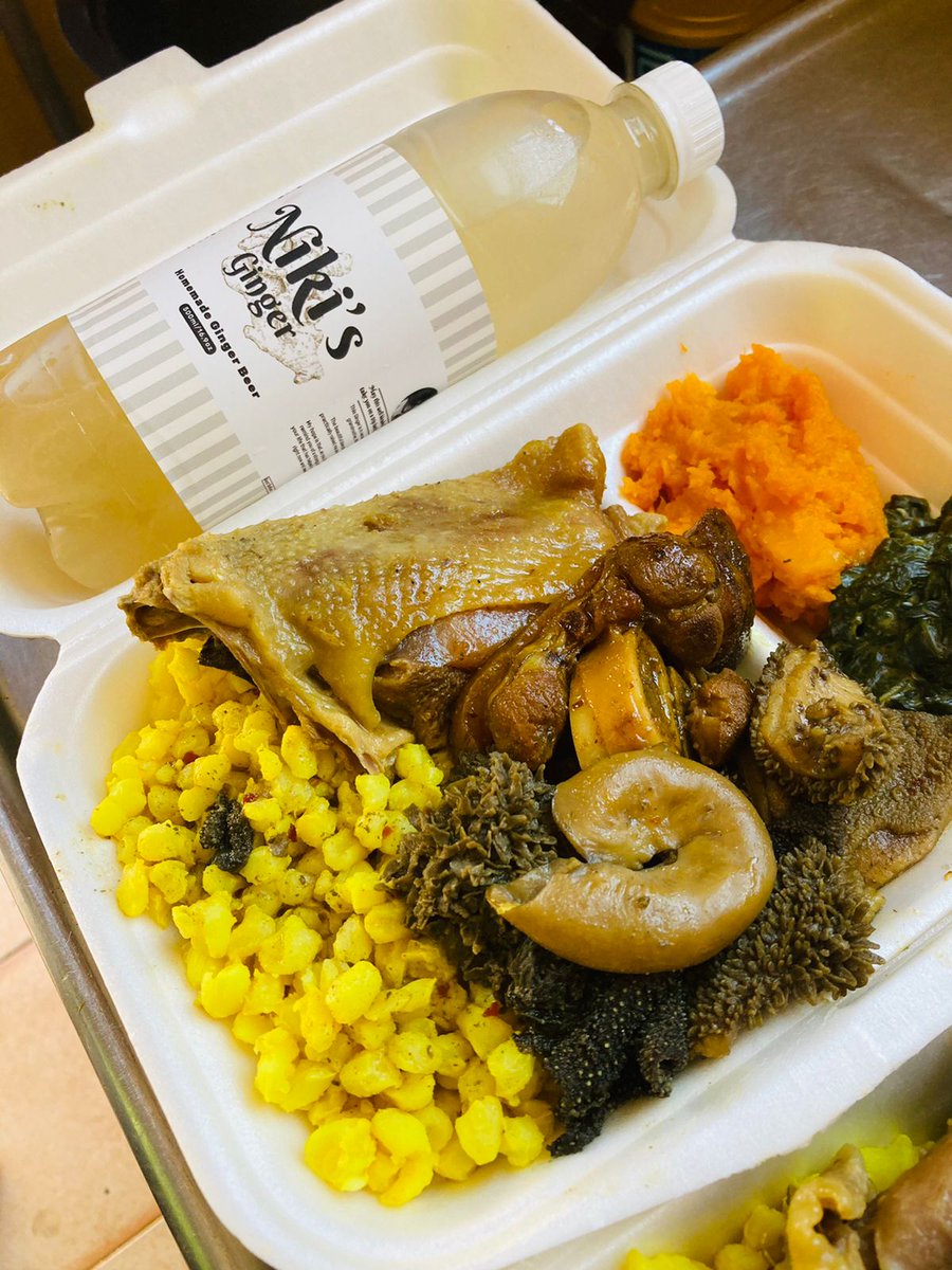 nikisgingerbeer's tweet photo. Niki's Ginger Beer x Macheri Corner

If you are in Motherwell, be sure to hit them up. R15 a bottle if you buy it alone, R13 if you pair it with a meal. 😍

p.s a little birdy tells me that the sbindi lovers are gobbling it. 🤤❤️ https://t.co/klQfTD5SwF
