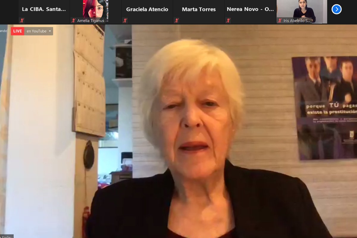 Inaugural Keynote Conference of the International Abolitionist School: “Why should the sex buyer of prostitution be penalized? “ by Melissa Farley in <a href="/la_ciba/">La CIBA</a> 
#SeminarioAbolicionista8M