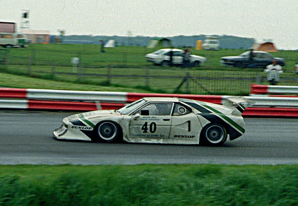 ImagesPpf's tweet photo. You really have had an amazingly varied career @MrDavidHobbs, sorting through old negatives just found this from Silverstone 6hrs 1981, but how come your name isn't on the door? https://t.co/aQgtiisqtQ