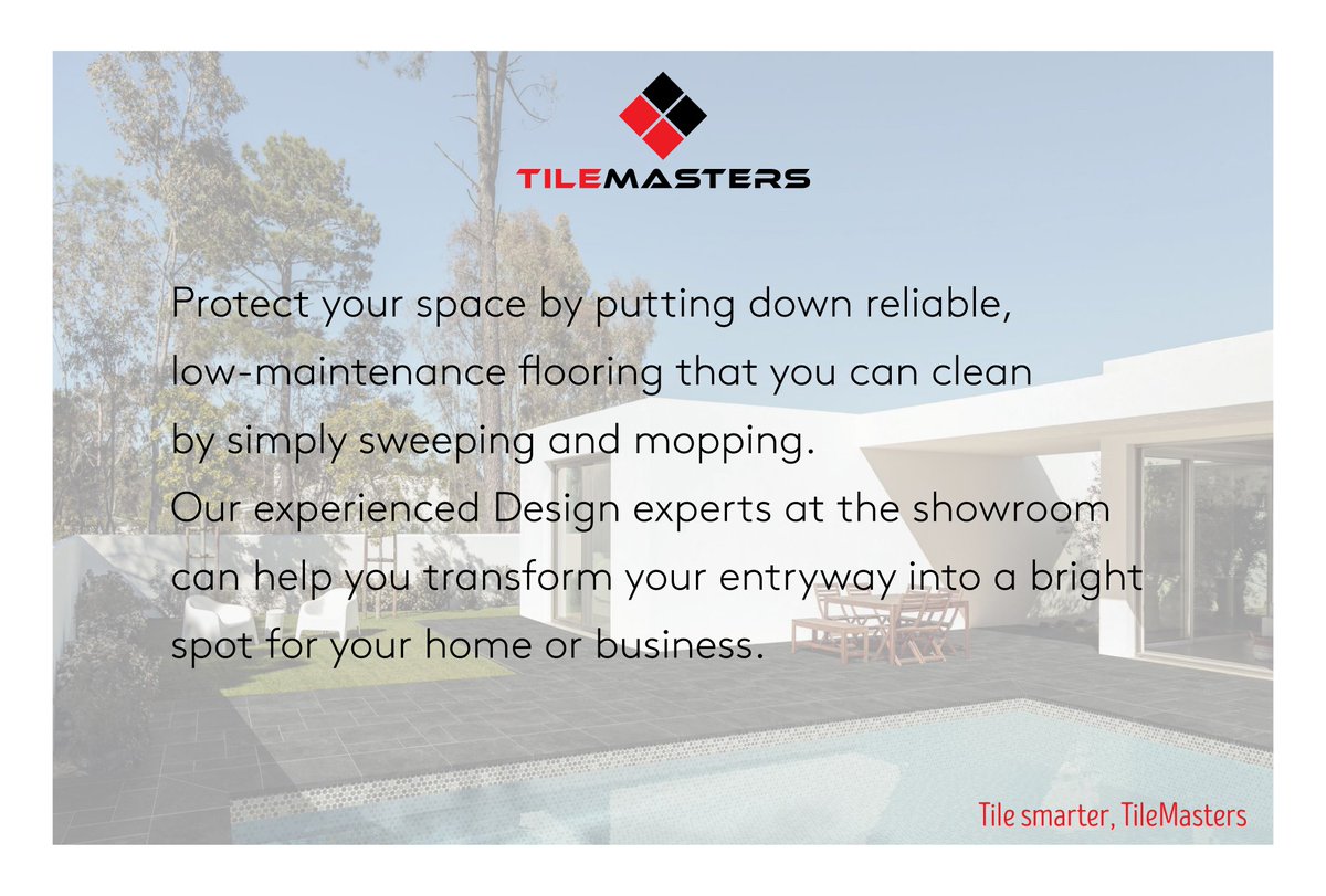 TileMastersNG's tweet photo. Protect your space by putting down reliable, low-maintenance flooring that you can clean by simply sweeping and mopping.
.
#tiles #tilemasters #tiletips #walltiles #floortiles https://t.co/5sGxzmg1Fl