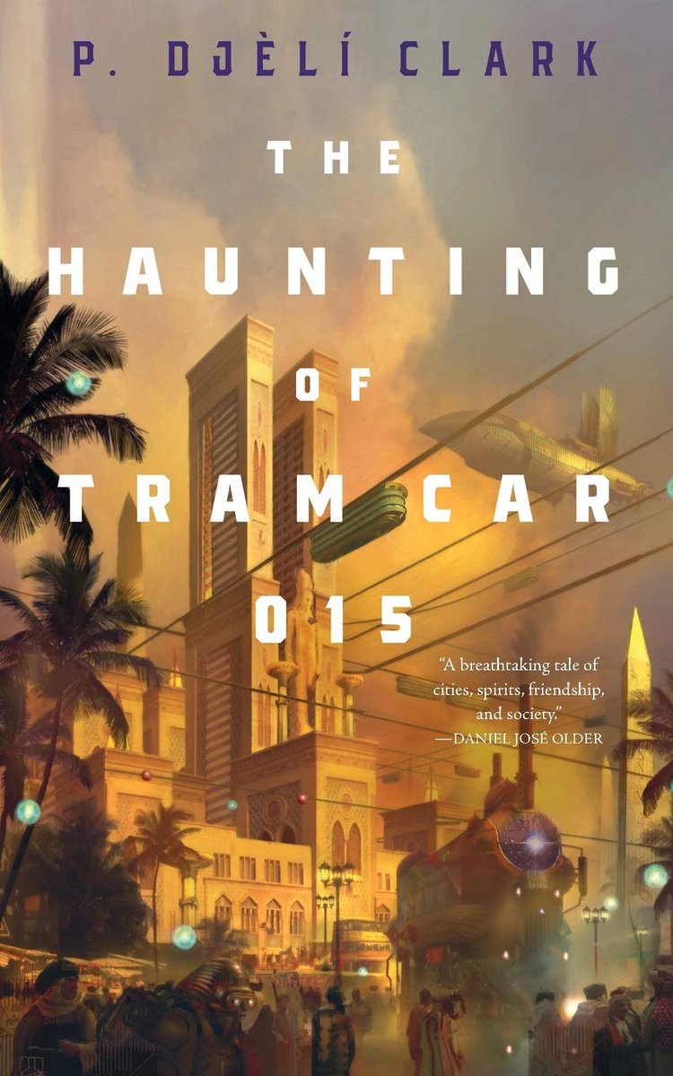 The Haunting of Tram 015 by P. Djeli ClarkeSecond book in this novella series of urban fantasy set in early 20th century Egypt. If you like fantasy but haven't been reading a lot lately, pick this up. Quick read but so fulfilling. https://amzn.to/3kPGjKe 