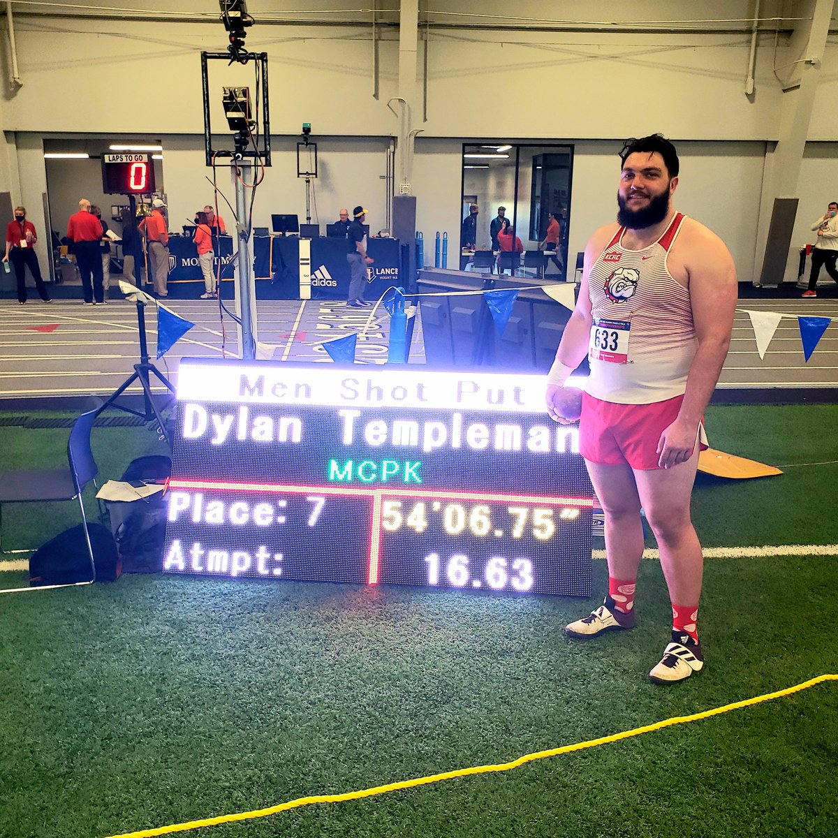 🚨🚨 ALL-AMERICAN ALERT🚨🚨

Dylan Templeman finishes 7th overall to bring home his first indoor All-American award, first Shot Put All-American, Personal Best and School Record!!! #BIGTOSS #AllAmerican #WhereMyDogsAt