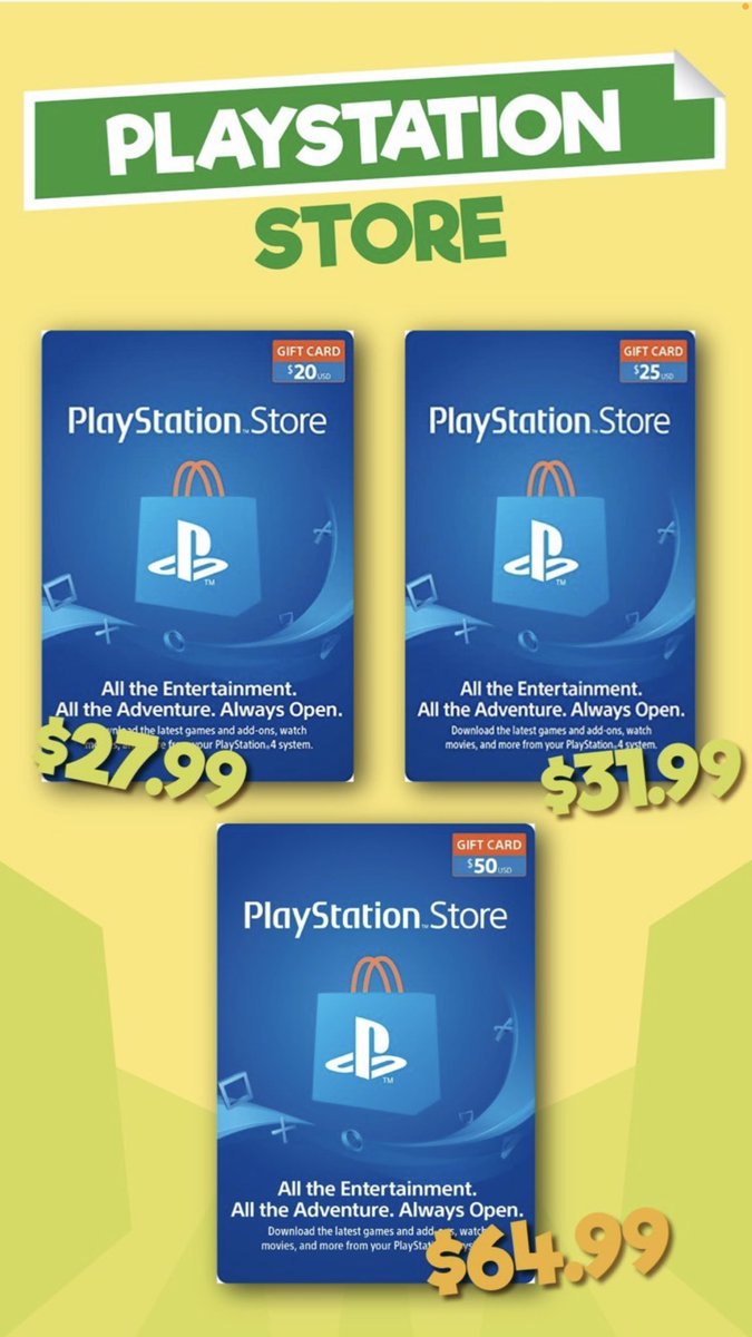 MundoVirtualEc's tweet photo. Tarjetas play station store! https://t.co/bnnSIOg39x