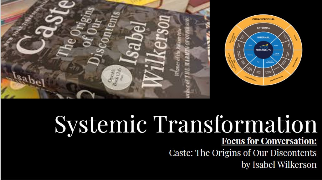 <a href="/SandoBernstein/">Sando M. Bernstein</a> Thank you much for your leadership and guidance on self-work and #equity I ordered my copy of Caste for pickup from B&amp;N today! <a href="/Isabelwilkerson/">Isabel Wilkerson</a>