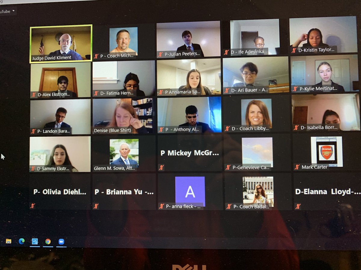 Kane County Mock Trial Tournament - Round 1 complete. Great job everyone.