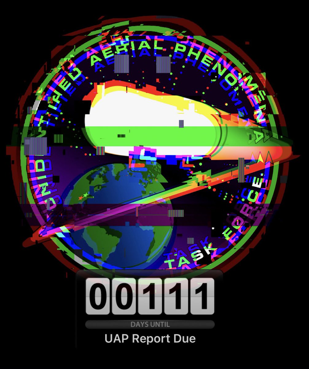 TheZignal's tweet image. 111 days! #UAPTaskForce #UFOreport #UAPreport @DeptofDefense #EndUAPsecrecy #thebigphonehome