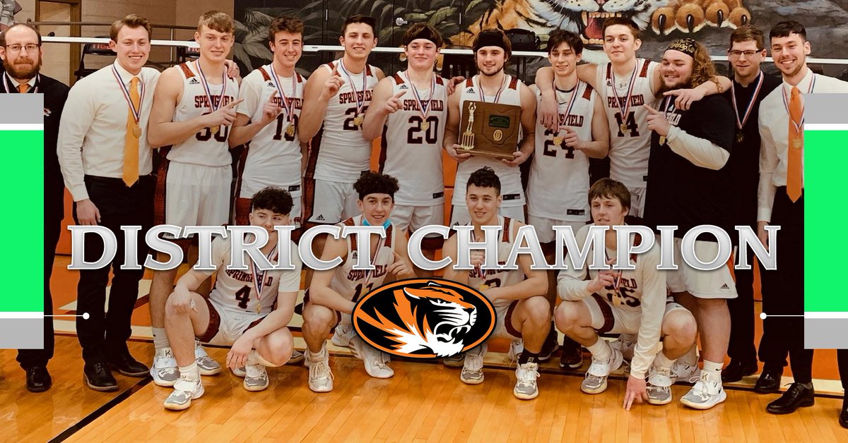 AthleticValley's tweet photo. Congratulations to Springfield for winning the District Championship Friday night!  https://t.co/neWJshLdJt https://t.co/hBtwlodTRa