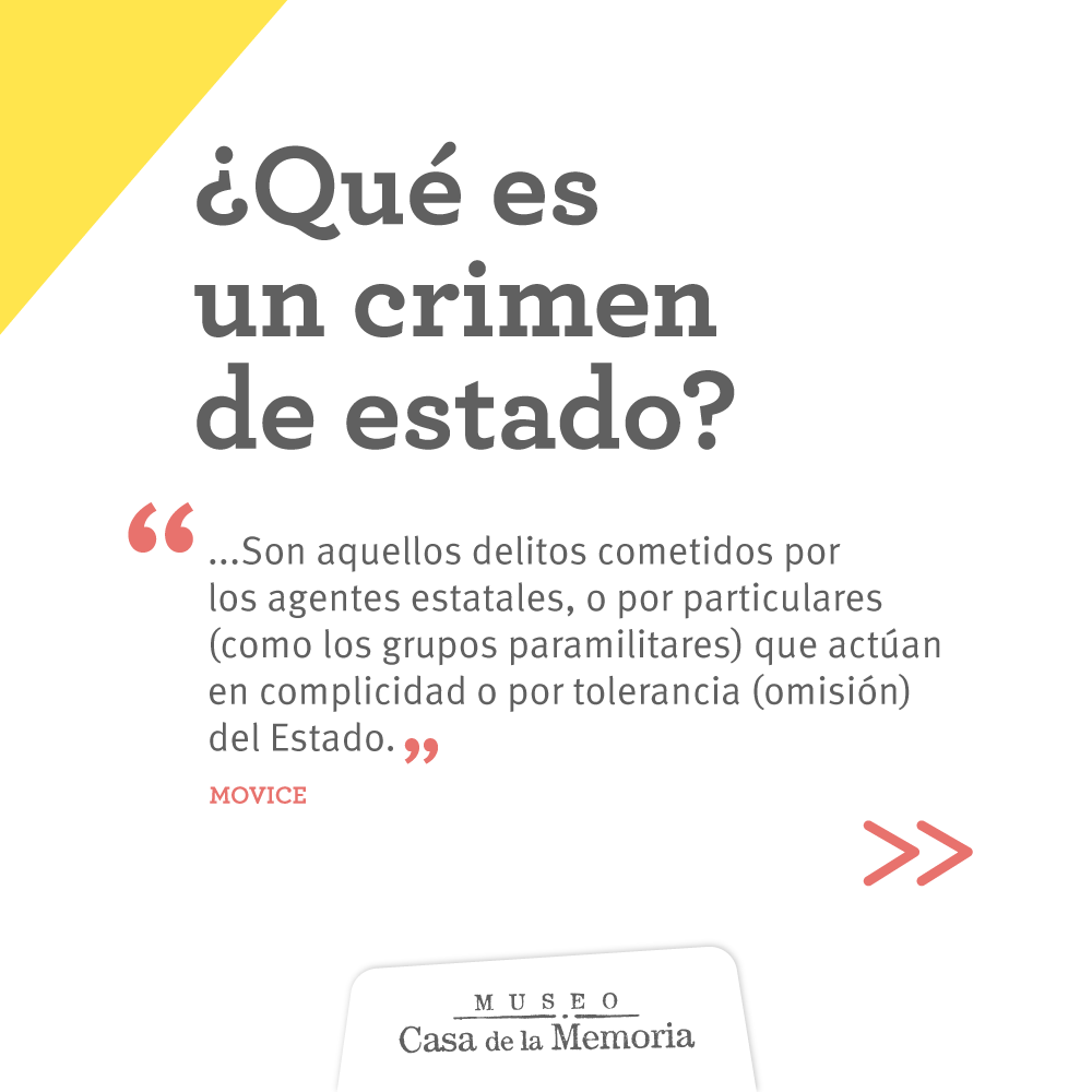 CasadelaMemoria's tweet photo. 📌 Hoy conmemoramos el Día de la Dignidad de las Víctimas de Crímenes de Estado. Queremos reflexionar acerca de lo que significa un día como hoy,  lo que representan las 6.402 personas dadas como falsos positivos, uno de los graves crímenes que no pueden volver a repetirse. https://t.co/9LyEvtmvLr